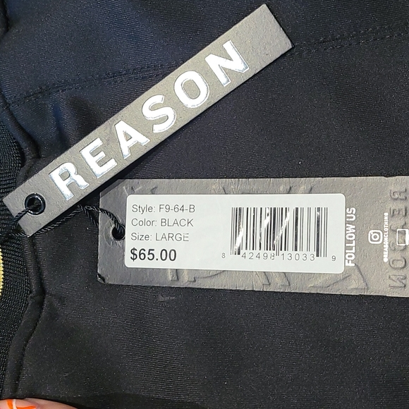 Black REASON Pants - Picture 2 of 5